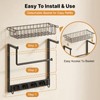 Broom Holder Wall Mount, Broom and Mop Organizer Wall Hanging