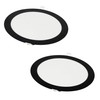 JANDEI - Pack of 2 LED Downlights 18 W Round