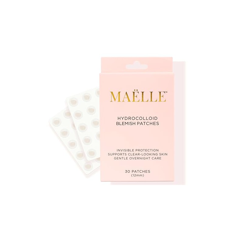 Maëlle Invisible Hydrocolloid Blemish Patches - 30 Count