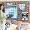 Justforjoyful Ocean Sea Calendar Bulletin Board Set for Classroom Decoration