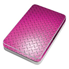 MightySkins Skin Compatible with Lifeprint 3x4.5 Hyperphoto Printer - Pink Diamond Plate | Protective, Durable, and Unique Vinyl wrap Cover | Easy to Apply, Remove | Made in The USA