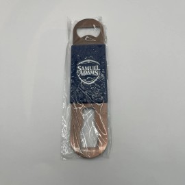 Samuel Adams Flat Bottle Opener Church Key Textured Grip