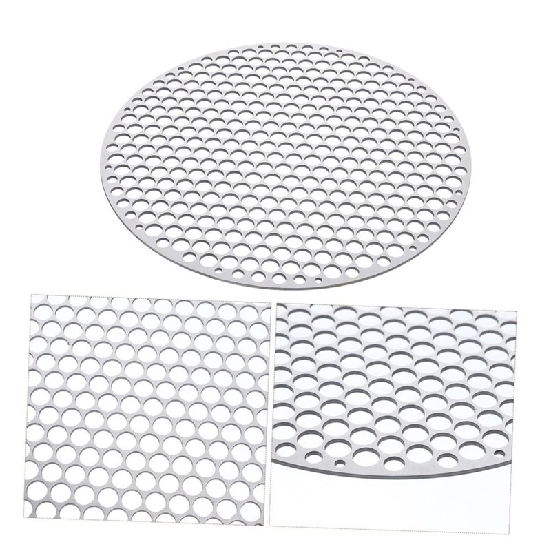 iplusmile Stainless Steel Round Grill Mesh BBQ Net for Outdoor