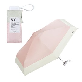 [2025] Wpc. Parasol 801-16702-102 Lightweight Stylish Cute Female Ladies Small Compact Simple 100% Light Shading / 100% UV Protection / UPF 50+ / Heat Shield / Rain / Sun / Rain Parasol