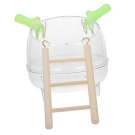 WOONEKY Dual-Function Hamster Bathing Bowl Toilet Pet Animal Accessory Safe Natural Material for Hamsters Gerbils Mice