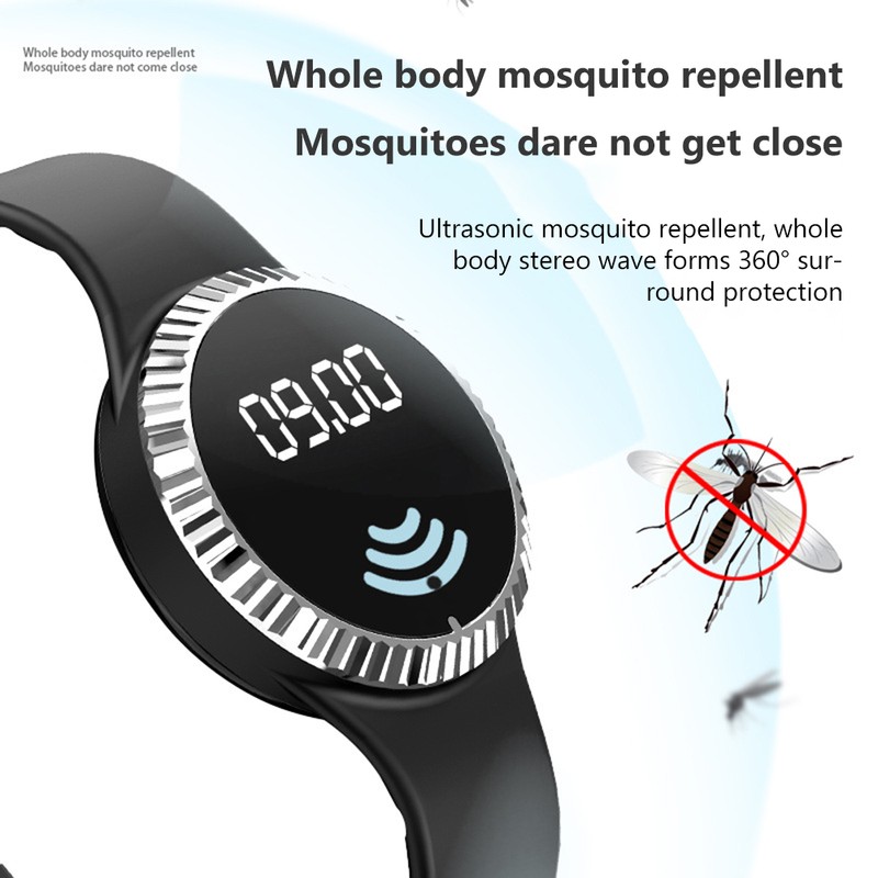 Ultrasonic Mosquito Repellent Bracelet Electronic Mosquito Band Repellent Bracelets Insect