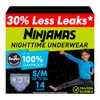 Ninjamas, ropa interior desechable, ropa interior nocturna, para niños, 14