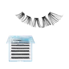 Broadway Lash Clusters, 9-16mm 112 pcs Assorted Volume False Eyelashes, Customizable DIY Individual Lash Extensions for Beginners, Lightweight & Comfortable Narrow Band, Great for Everyday Glam