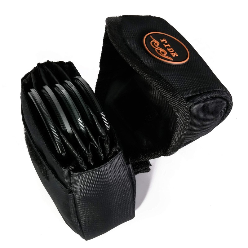 Tide Optics Lens Filter Pouch | Holds 5 Filters Up