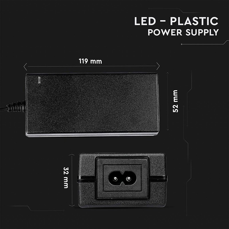 V-TAC Power Supply 12V 42W 3.5A with Jack 2.1 for