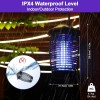PALONE Sturdy Hook Bug Zapper – 20W 4500V Waterproof Mosquito
