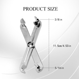 Lyxheth Scissor Fuel Line Disconnect Tool, Fuel Line Wrench, 3/8 and 5/16 Inch Fuel Filter Removal Tool for Quick Disconnection, Car Accessories Fuel Line Disconnector Fit Most Car Truck SUV (2 in 1)