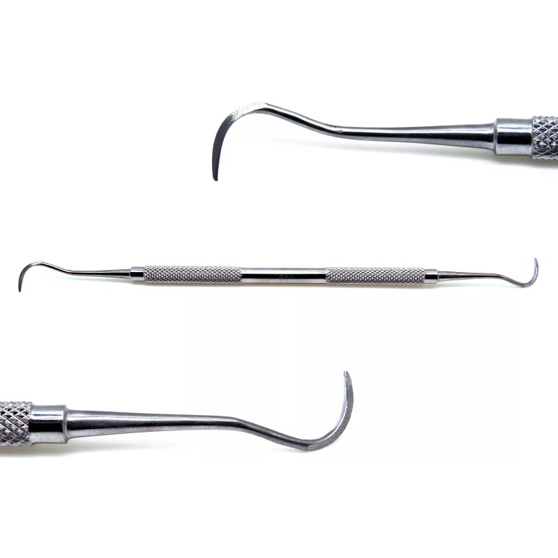 PREMIUM INSTRUMENTS Dental Sickle Scaler Periodontal H6/H7 Explorer Probe Double