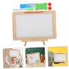SEWACC Mini Chalkboard Sign Stand A4 Size Soft Magnetic Board