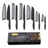 Marco Almond Kitchen Knife Set, KYA39 12-Piece Chef Knife Sets,