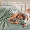 Bedsure Linen Sheets - Linen Bedsheets King Size, Blend from