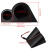 Universal Dash Mount Midrange & Tweeter Pods Boxes 2-Way Speaker