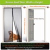 Risareyi Magnetic Fly Screens for Doors 150x215cm, Upgraded Black Mesh