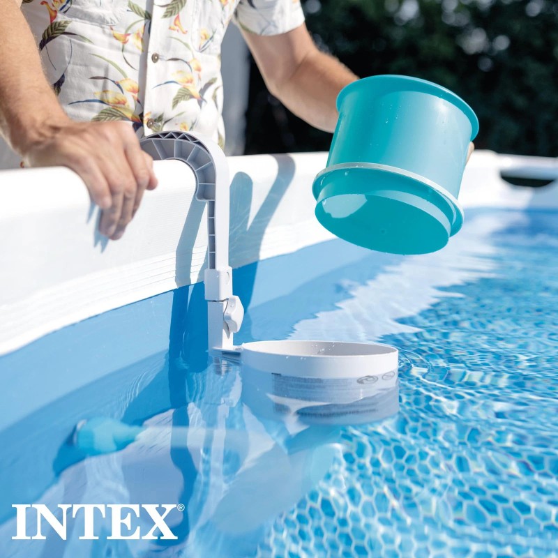 Intex Deluxe 800 Gph+ Wall-mounted Swimming Pool Surface Automatic Ski