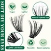 DIY Lash Extension Kit KEYYOU 300Pcs Individual Eyelash Extension Kit