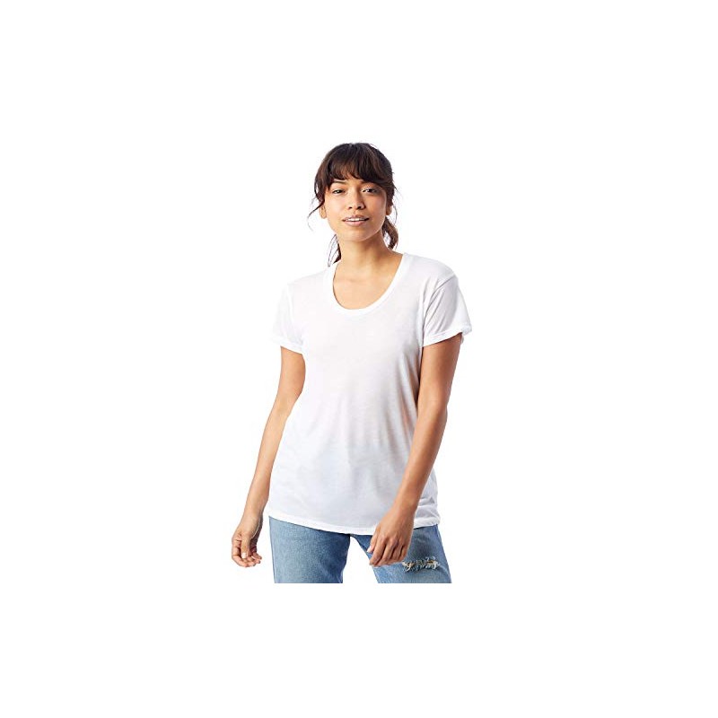 Alternative Women's Kimber Tee, White, Large