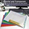 Plastic Wallets - 30 Pack A4 Folders Wallets Plastic Document
