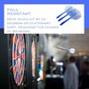 3 Pieces Moulded Dart Flights,Darts Flights,Blue dart flights Intergrated dart