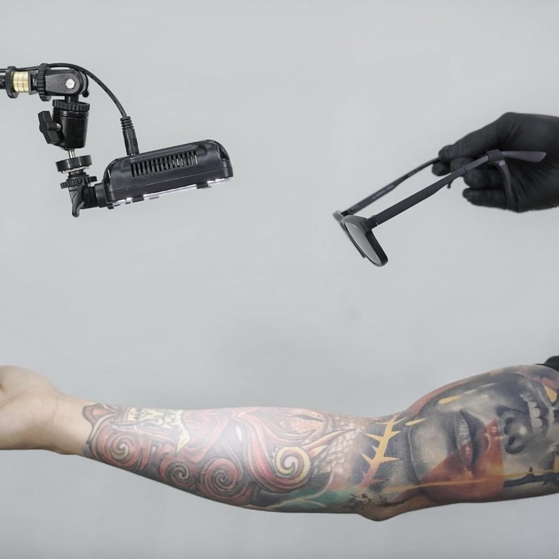 Portable Tripod, Polarized LED Tattoo Work Light Specialized Tripod –