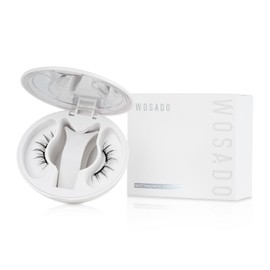 WOSADO Magnetic Eyelashes with Applicator Kit, No.14 FROST BLACK 21.5mm, Reusable Magnetic Lashes without Eyeliner, Glue-free False Lashes, Waterproof, Lightweight, Suit for Natural Makeup