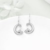 VONALA Animal Dangle Drop Earrings 925 Sterling Silver Koala Moon