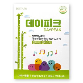 Daily Plan Day Peak 20g / 데일리플랜 데이피크 20g X 30포 1박스 키 성장 영양제 성장기 청포도맛 젤리스틱