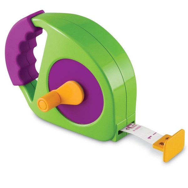 Learning Resources Simple Tape Measure, Measures 4 Feet, Construction Toy, Ages 3+