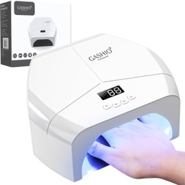 GASHIO® UV Lamp for Gel Nails - UV LED Lamp for Gel Nails - LED Nail Lamp - Nail Dryer LED - Nail Lamp with Timer and Sensor - Nail Dryer for All Nail Polishes 268 W Dual
