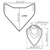 Bibetta Care Designs Large Adult Neckerchief Bib | Waterproof Adult