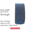 Shelver Elasticated Upholstery Webbing for Furniture Seats, Sofa and Chair