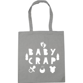Hippowarehouse Baby crap Tote Shopping Gym Beach Bag 42cm x38cm, 10 litres
