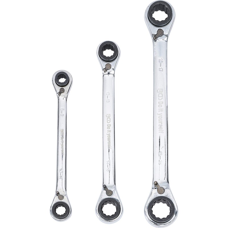 BGS Diy 6837 | Double Ended Ratchet Wrench Set |