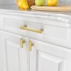 Amerdeco 10 Pack Matte Gold Cabinet Pulls 96mm(3.75Inch) Hole Center