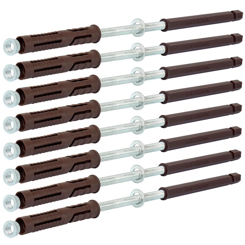 8 Pack Floating Shelf Brackets - Heavy Duty Wood Shelf