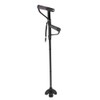 Retractable Collapsible Anti slip Double T handle Walking Stick with
