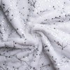 Lanpn 48" Christmas Tree Skirt, Large Plush Patchwork Silver Faux