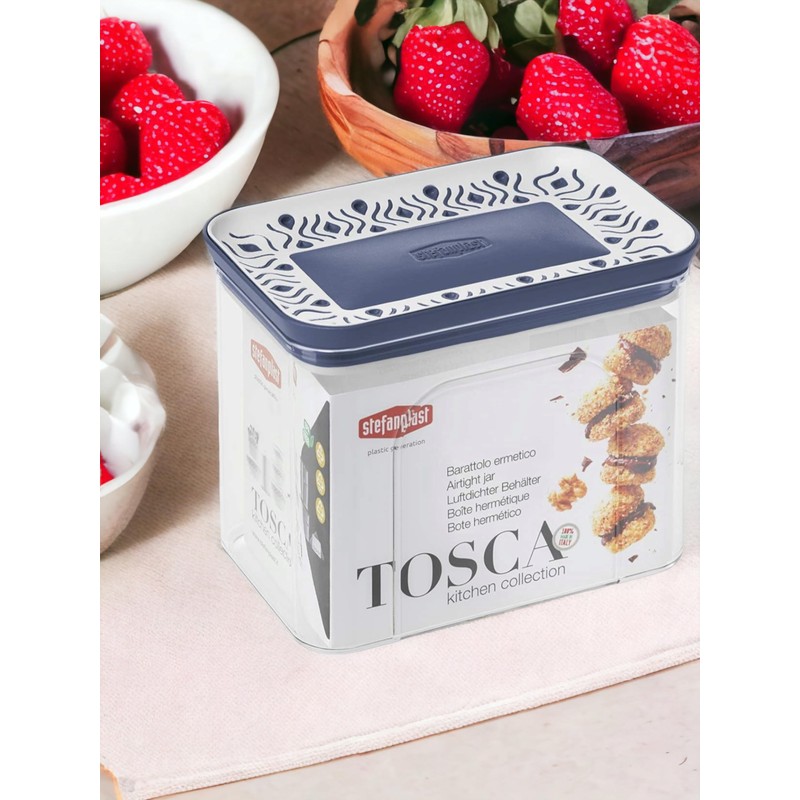 Stefanplast Boîte Tosca Bleu (10.2 x 12 x 15.3 cm)