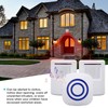 Wireless Doorbell Alarm Motion Sensor Detector Alert with 2 Sensor