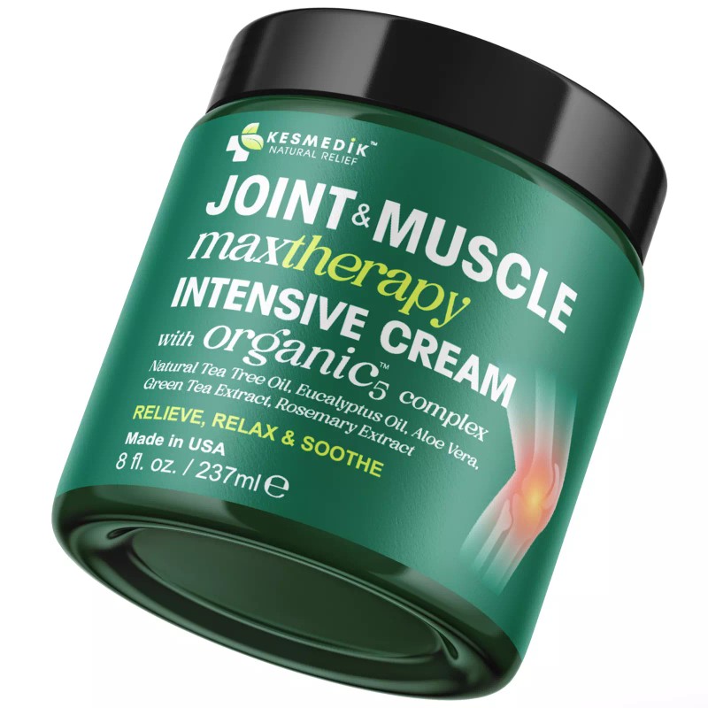Kesmedik Joint & Muscle Cream, Organic-5 Complex, Soothes & Hydrates,