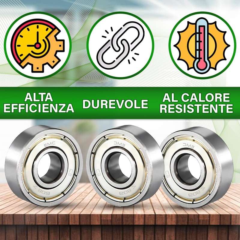 Universal Ball Bearing 608 ZZ 8 x 22 x 7