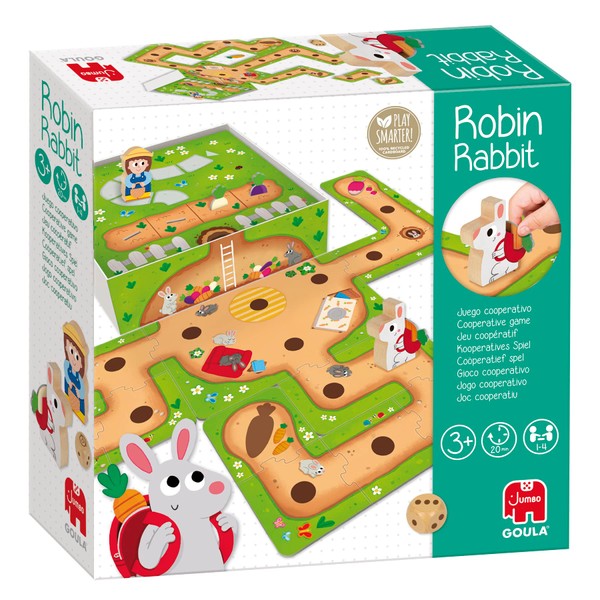 Goula 55261 Robin Rabbit Learning Games for Children Spanish Co-op