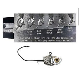 Do It Mold Diner Shiner 1/16, 1/8, 3/16, 1/4, 5/16, 3/8 oz. - 6 Do it Mold (3520) DSJ-6-A