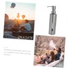 Ciieeo Stainless Steel Lotion Bottle Refillable Soap Dispenser Foaming Soap