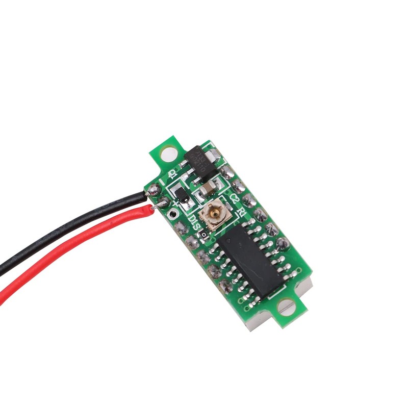 Tiardey 2pcs Voltage Tester,2.5V-30V Mini Digital DC Voltmeter with 0.28