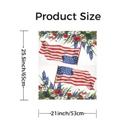 Mailbox Cover, Mailbox Cover Magnetic Large Size 25.5 X 21 Inch, Independence Day Magnetic Letter Post Box Cover for 4th of July, Memorial Day, Spring and Summer Yard Decor